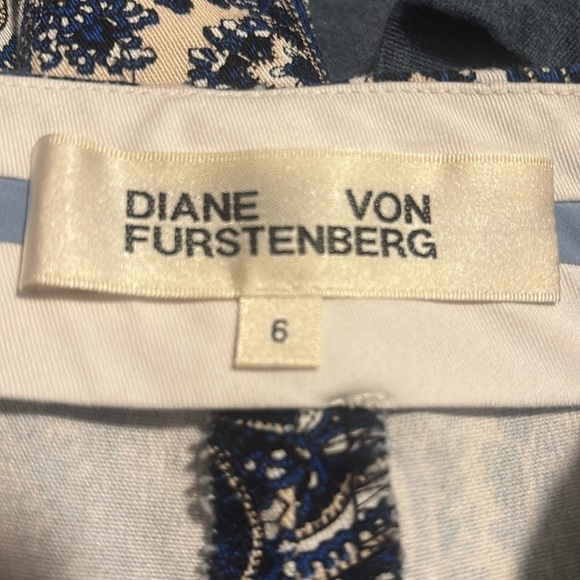 Diane Von Furstenberg Paisley Skinny Pant size 6 - Picture 9 of 12